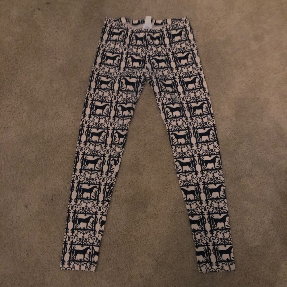 Crewcuts horse leggings 14 NWOT JCrew